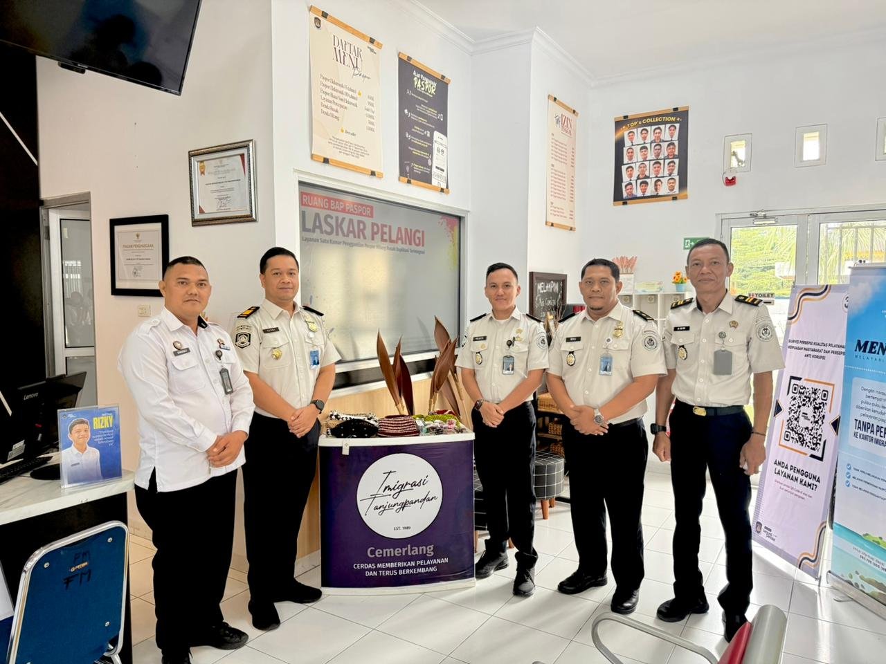 Tas Rajut BINARA Lapas Tanjungpandan Tembus Sentra Pelayanan Publik Imigrasi